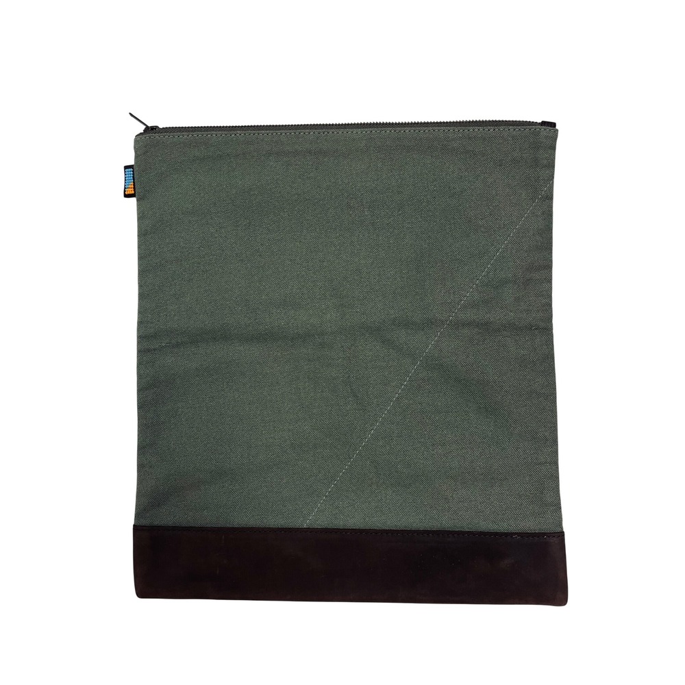 Ubuntu Made Canvas Leather Bag‎ Pouch Organizer Travel Utility Tech Versatile
